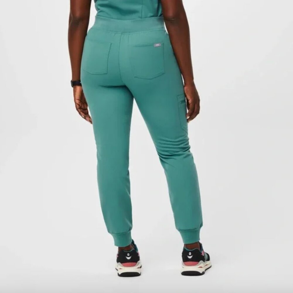 FIGS Cactus Zamora High Waisted - Petite Jogger Scrub Pants - Picture 5 of 7